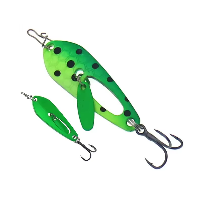 Señuelo cuchara 1,8-4,8g con sonaja y lentejuelas – Para carpa lubina - imagen 5