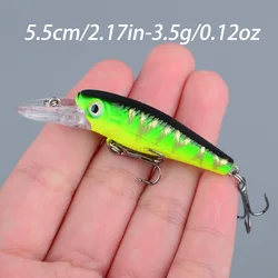 Señuelo Wobbler Minnow flotante para lubina rayada y carpa