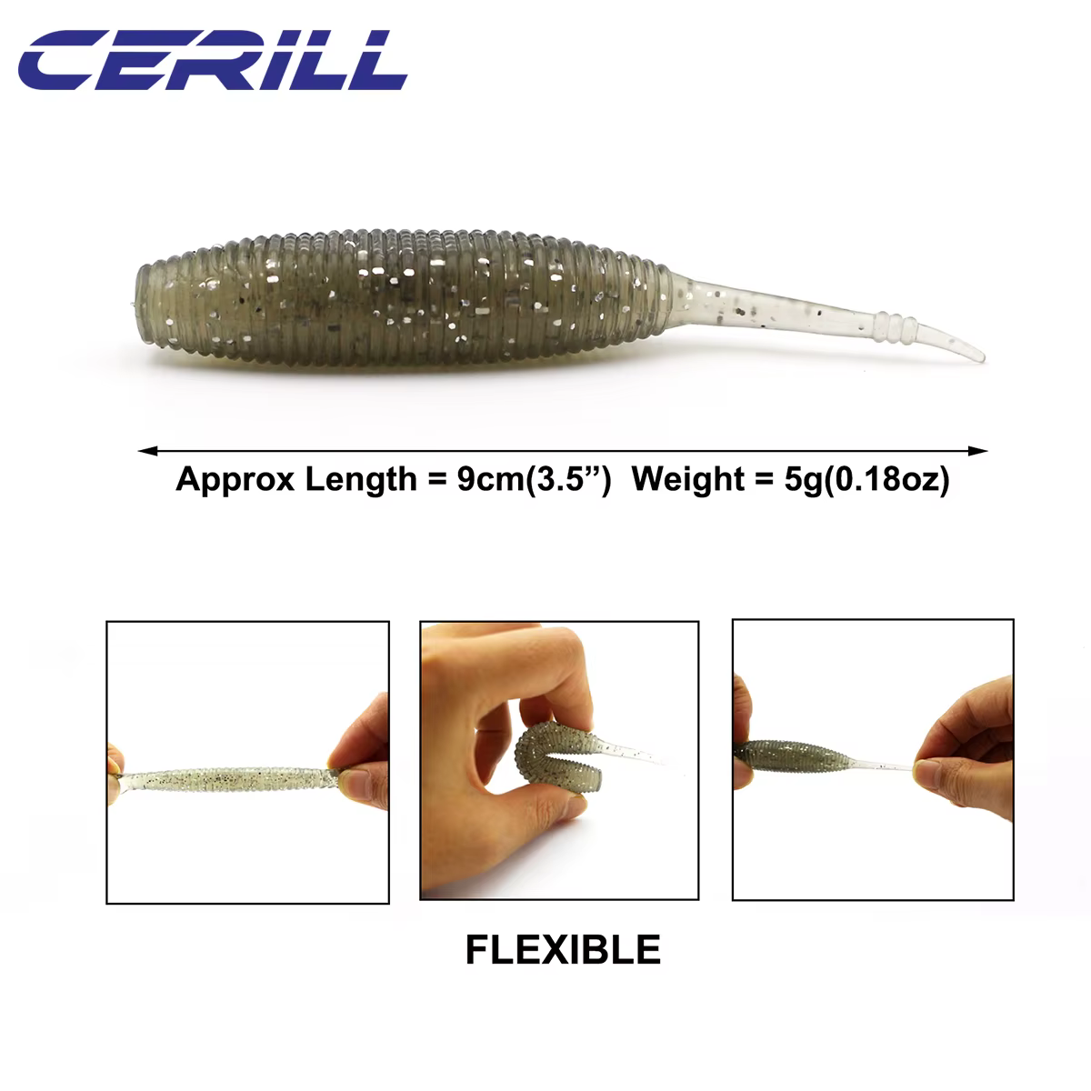 Swimbait flotante 90mm – Silicona para lubina y carpa - imagen 4