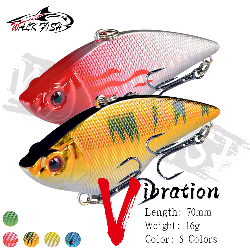 Señuelo VIB Walk Fish con sonajero – Lanzamiento largo para depredadores - imagen 4
