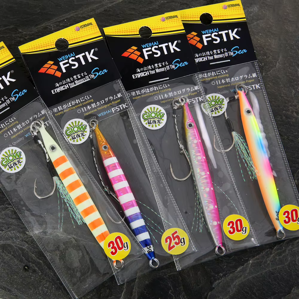 Señuelo Metal FSTK Slow Jig 60g – Lucio alta mar - imagen 4