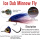 Vtwins señuelos de pesca con mosca hundimiento lento para hielo - imagen 4