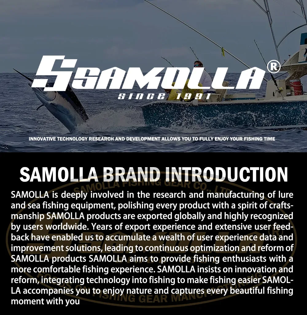 Carrete ultraligero SAMOLLA para pesca
