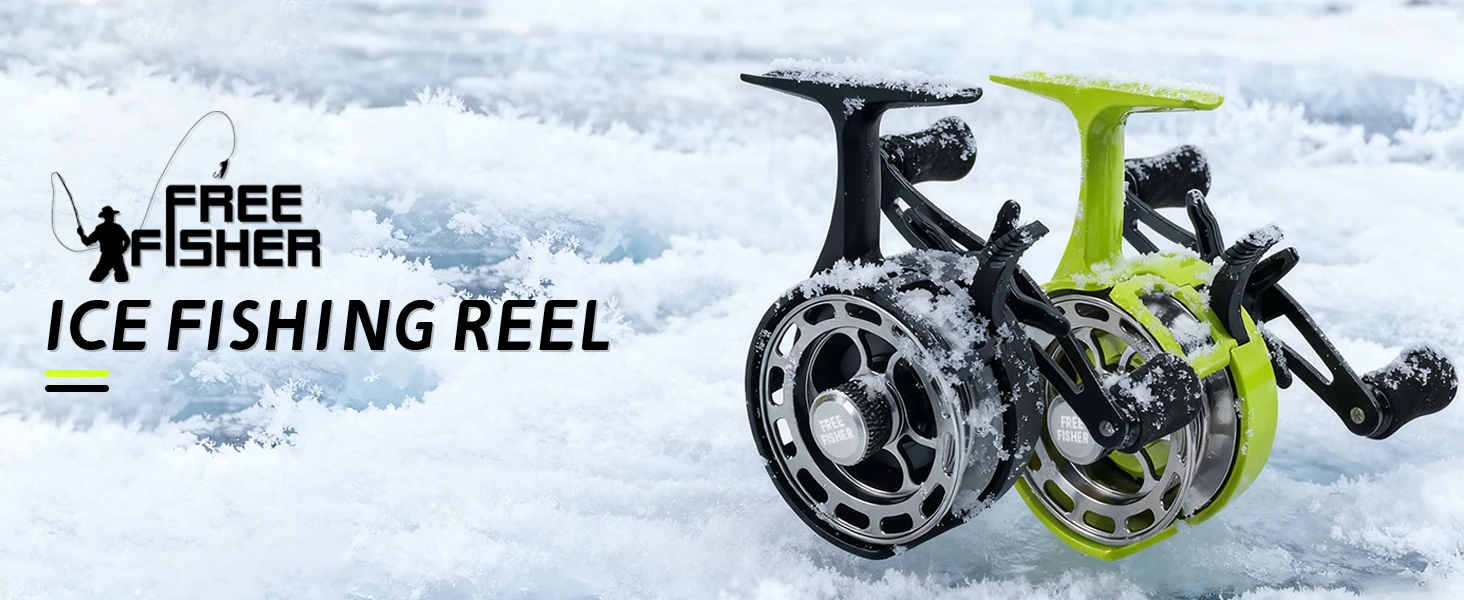 Carrete de pesca en hielo FREE FISHER en detalle