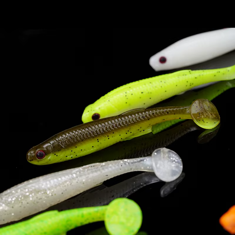 FISHANT Fat Fish T-Tail – Señuelos de silicona para pesca marina - imagen 4