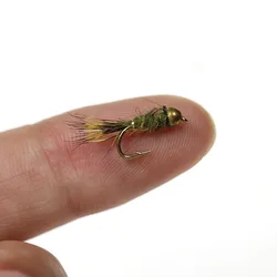 Moscas de pesca con mosca: Hare's Ear, ninfas y streamers dorados