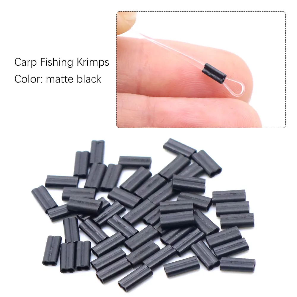 Tubo Crimpado de Fluorocarbono para Chod Rig Carpfishing