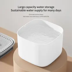 Fuente de agua automática para gatos con filtro USB silencioso