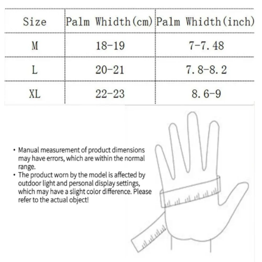 Vista frontal de guantes tácticos de dedo completo