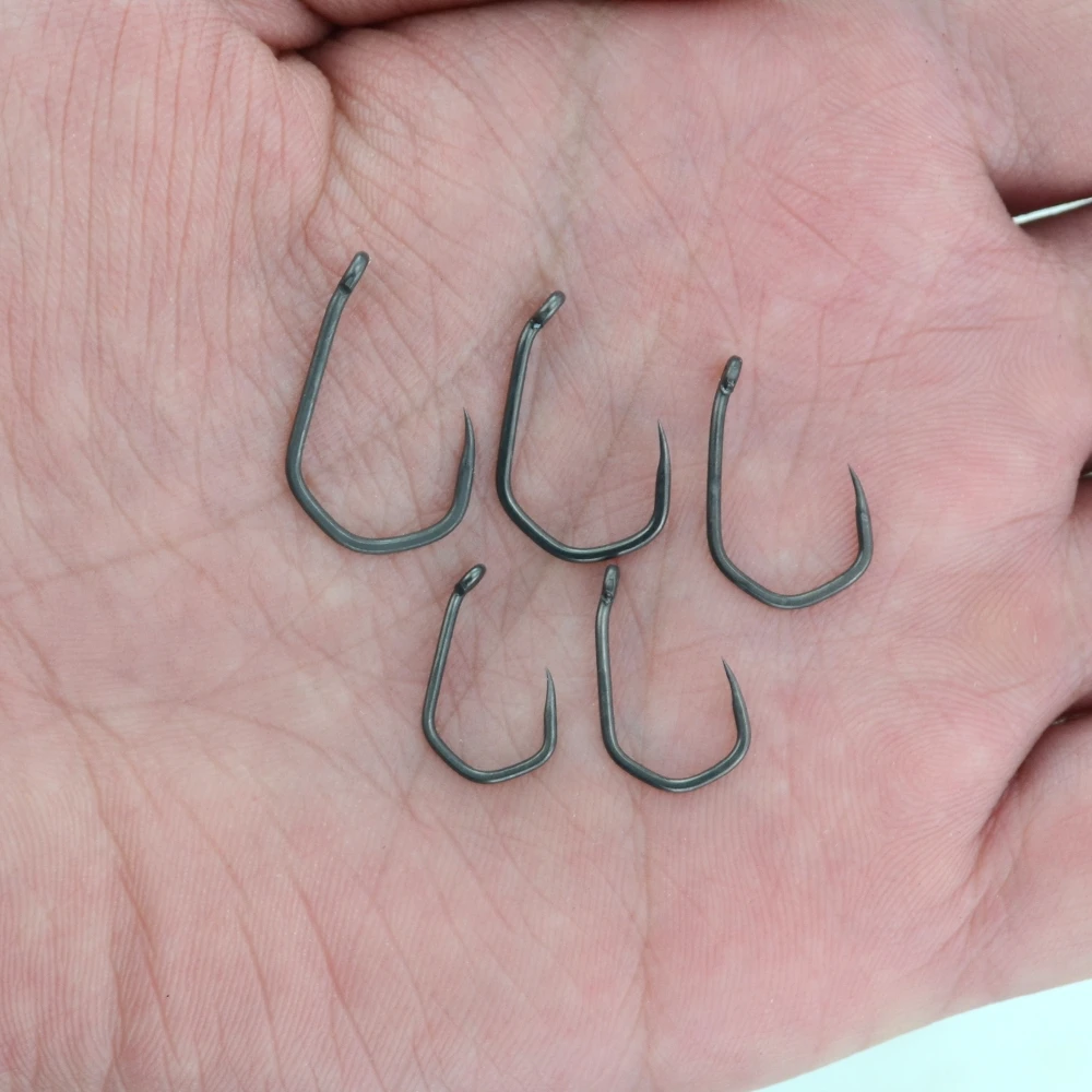Anzuelos Hirisi sin púas PTFE carbono alto con ojo – acero inox - imagen 2