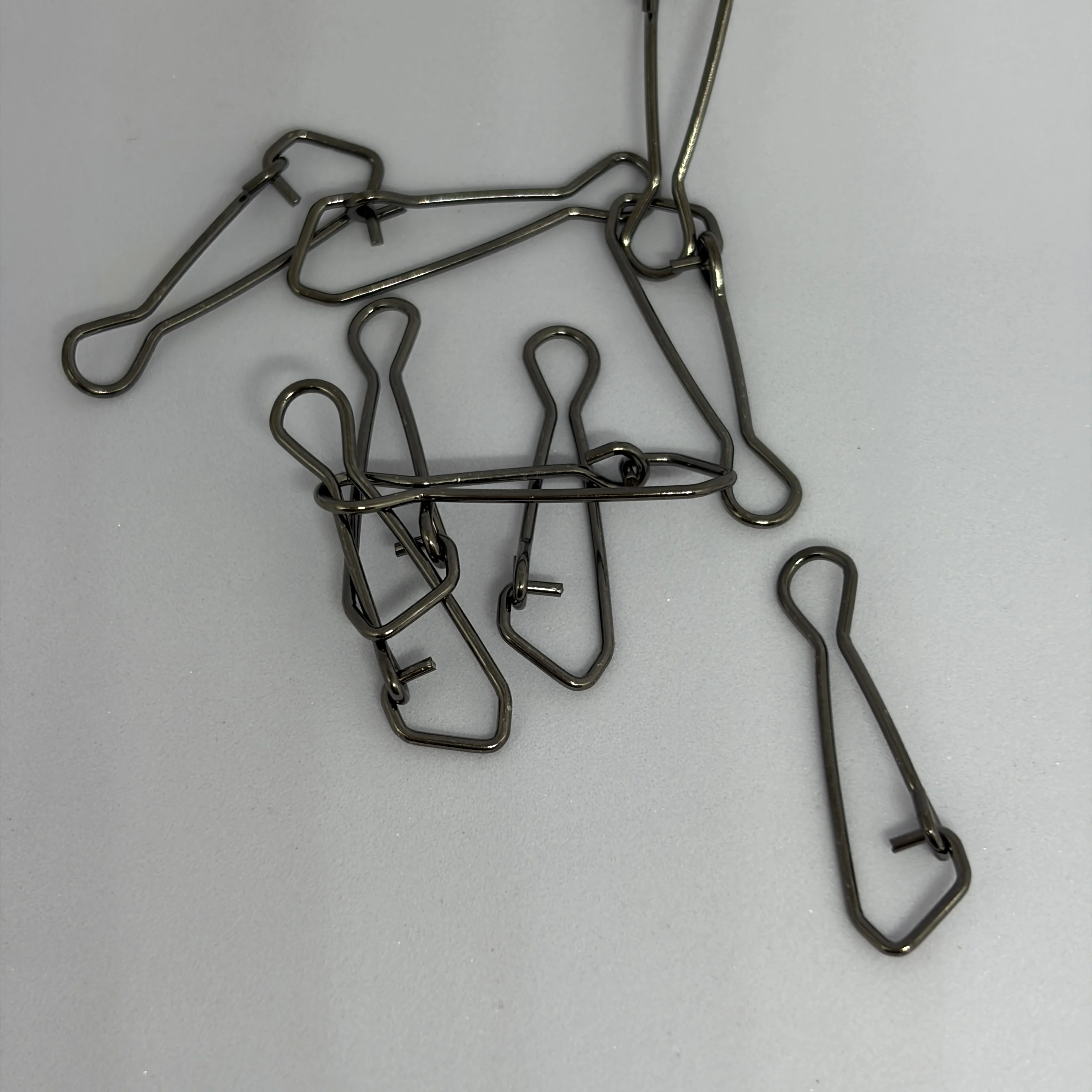 Mosquetones giratorios de acero inox para montaje rápido de pesca - imagen 5