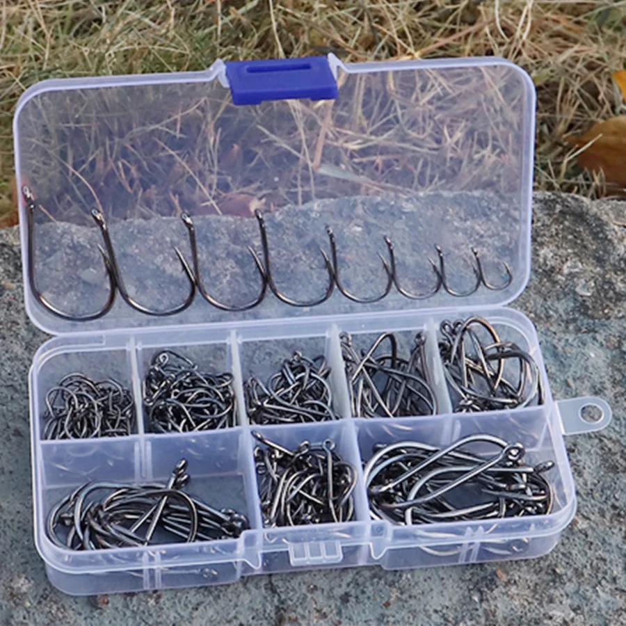 Detalle de anzuelos de pesca