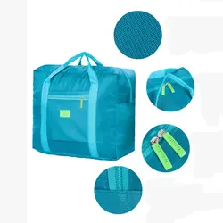 Bolsa de pesca plegable nailon resistente con asa para guardar
