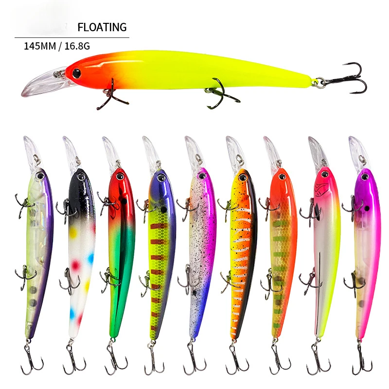 Señuelo Minnow Biomimético Flotante de Buceo Profundo - imagen 2