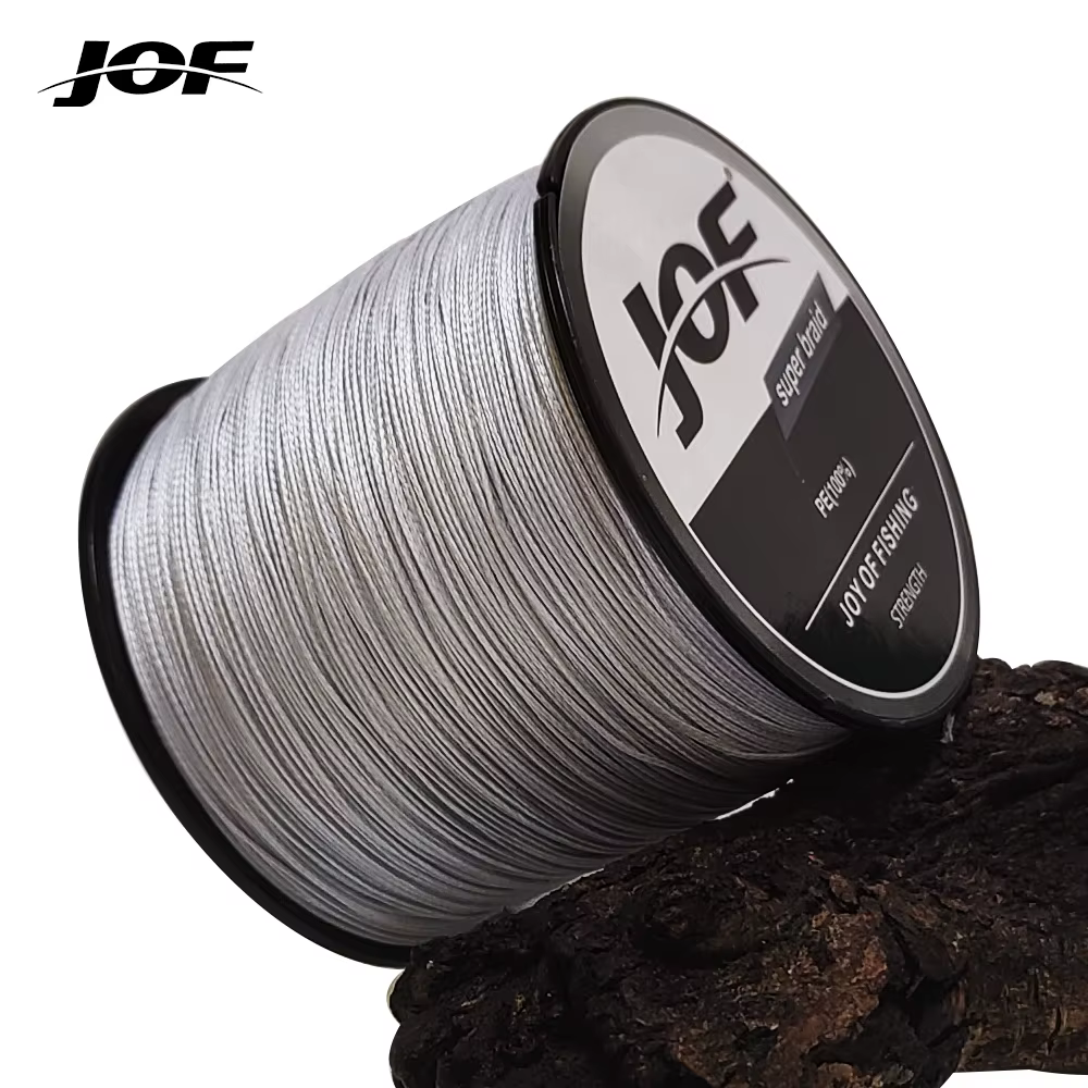 Sedal trenzado JOF 4X PE japonés - Alta resistencia para carpa