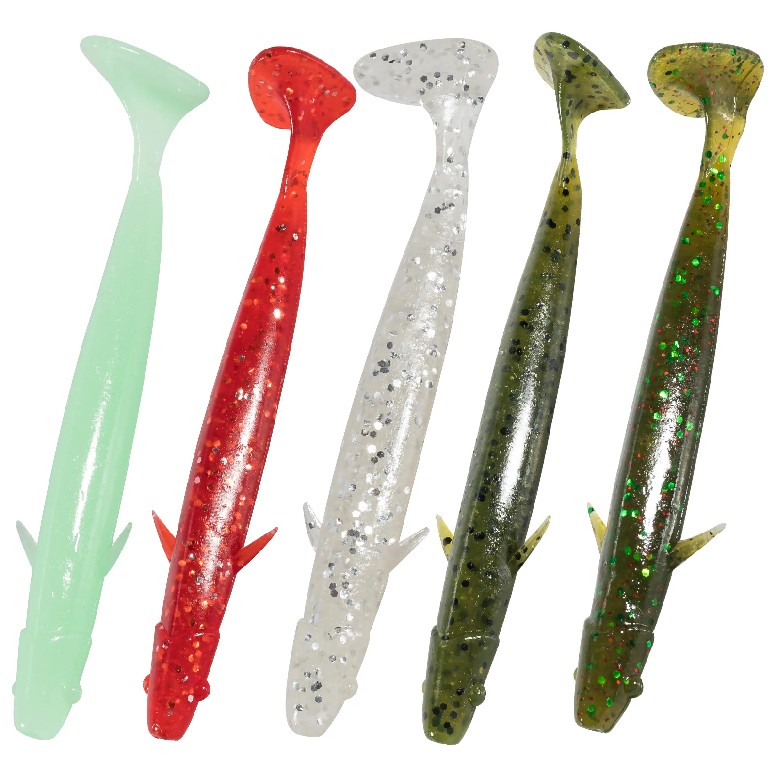 Swimbaits Glow Señuelo Silicona Texas Drop Shot para Bass Trucha - imagen 2
