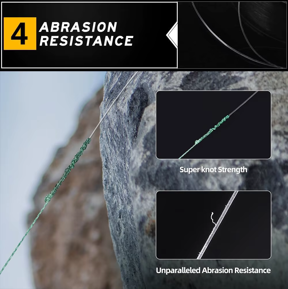 Líder Fluorocarbono ZUKIBO FXR Boat Shore – Resistente e invisible - imagen 2