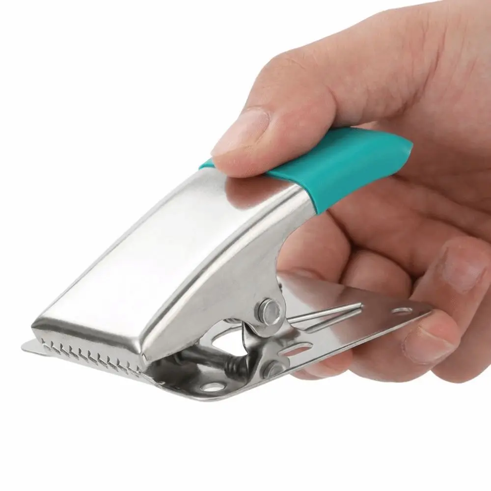 Pinza de filetear inox duradera con tornillos y clip cola profunda - imagen 4