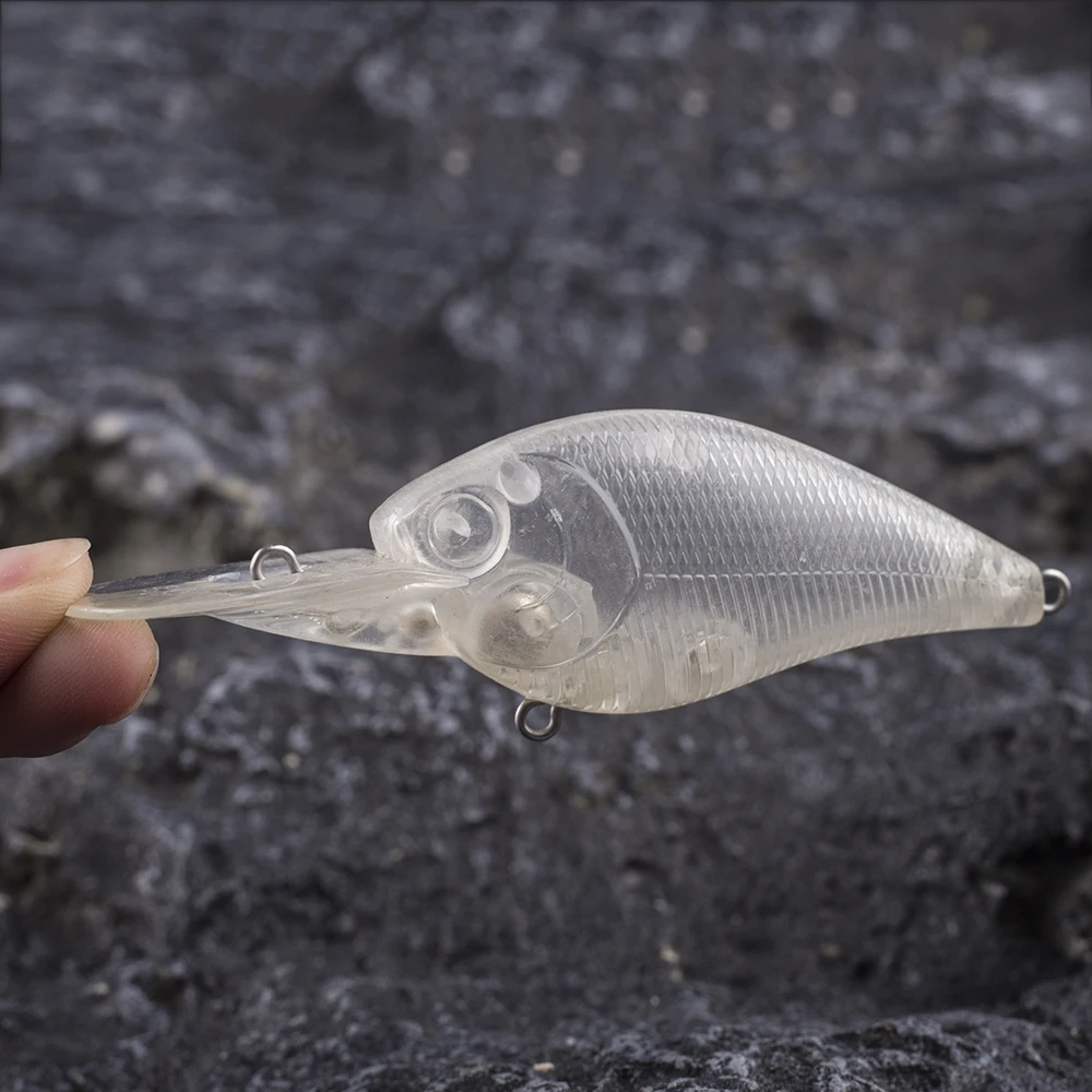 Dr.Holife Señuelos Crankbait flotantes sin pintar – para DIY