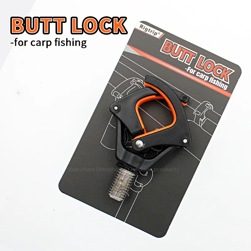 Vaina portacañas Carpfishing con bloqueo a tope para pesca de carpa