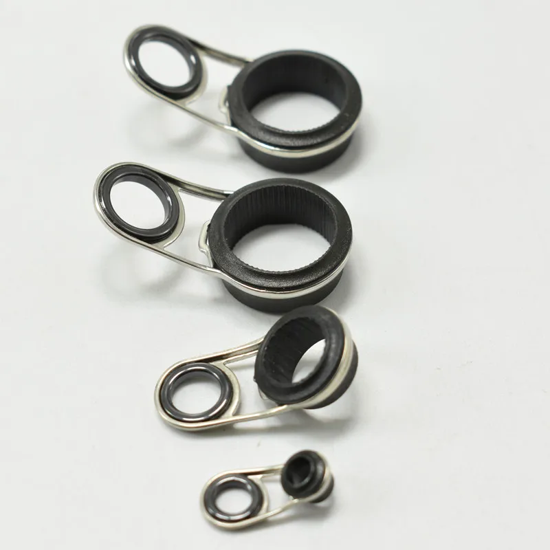 Vista frontal de los anillos de guía