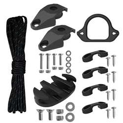 Sistema de polea para anclaje de kayak con kit de trolley