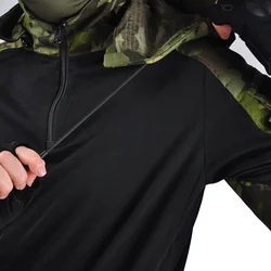 HAN WILD Camiseta de algodón camuflaje para pesca
