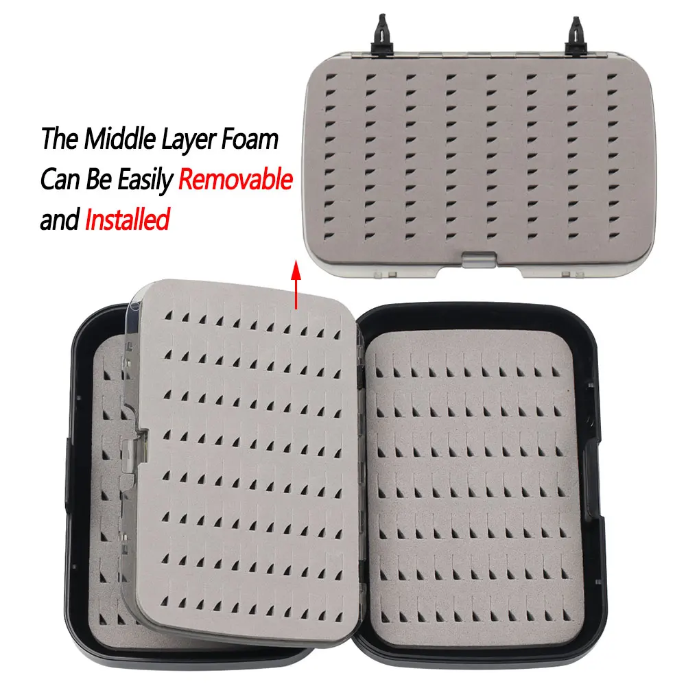 Caja de moscas Bimoo multi compartimento – Para moscas húmedas y secas - imagen 3