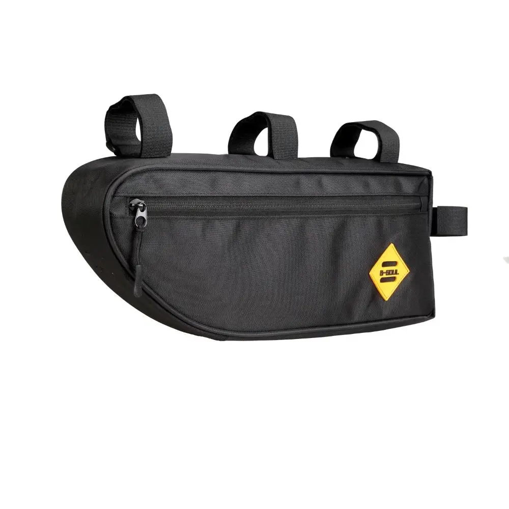 Bolsa instalada en bicicleta de montaña