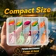 JSFUN Señuelos de cuchara metálicos con plumas y triples para lubina - imagen 4
