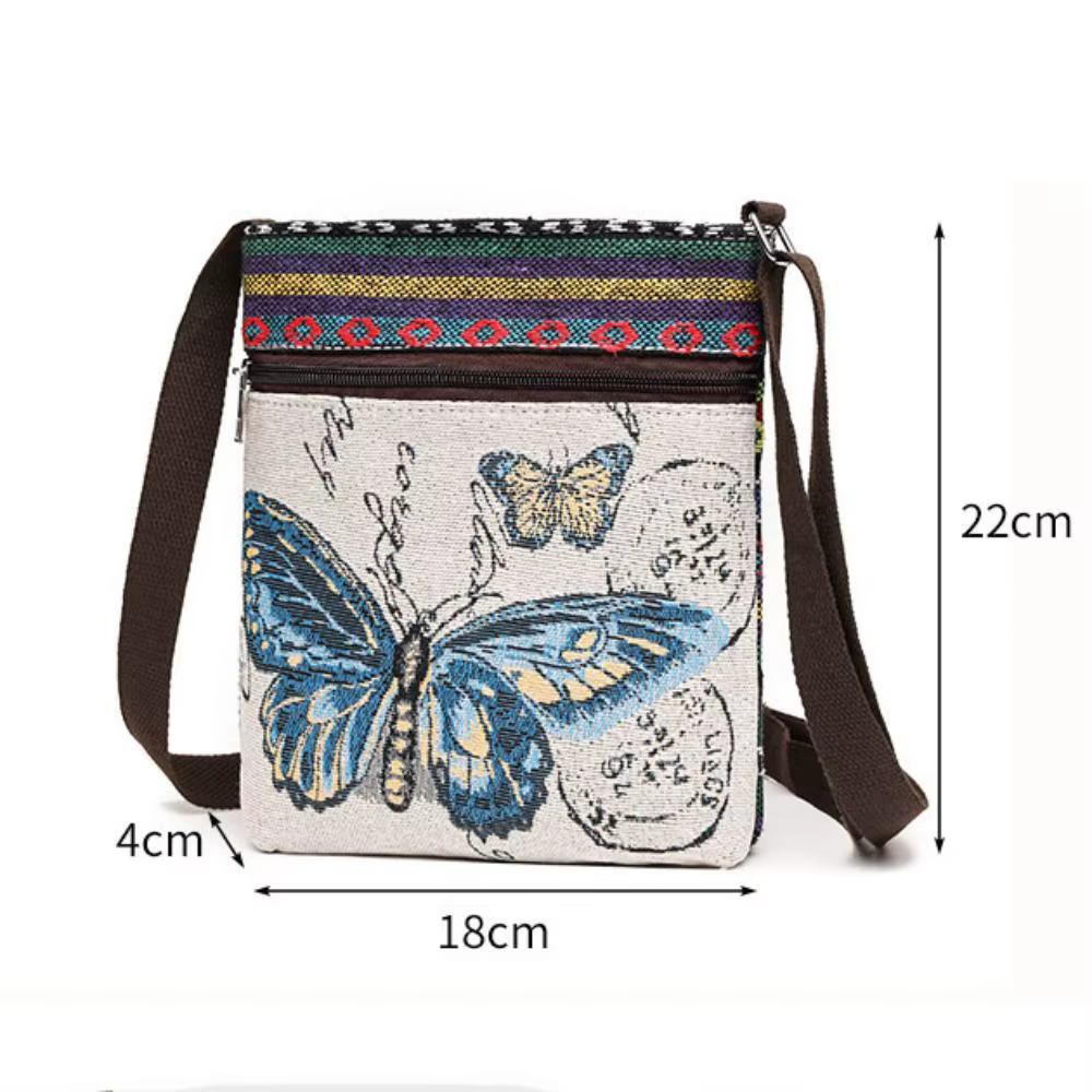 Bolso Bandolera Étnica Bordada para Mujer – Capacidad Amplia y Estilo - imagen 2
