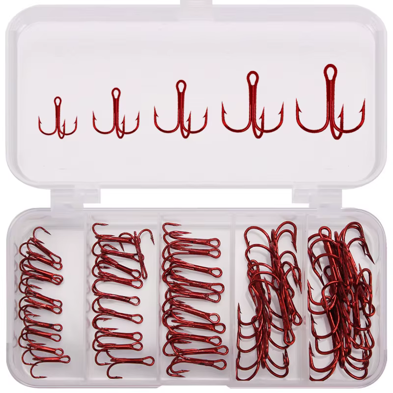 Anzuelos Jig Head Triples Negros – Alta Calidad para Pesca - imagen 4