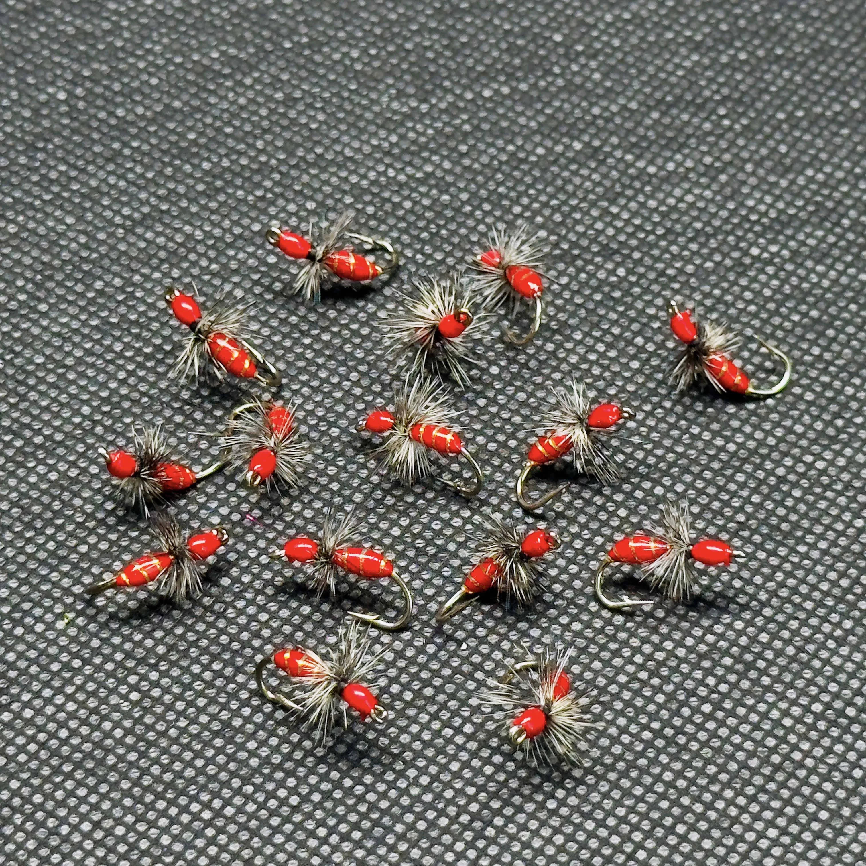 Ganchos para pesca con mosca: ninfas atadas a mano para trucha - imagen 2