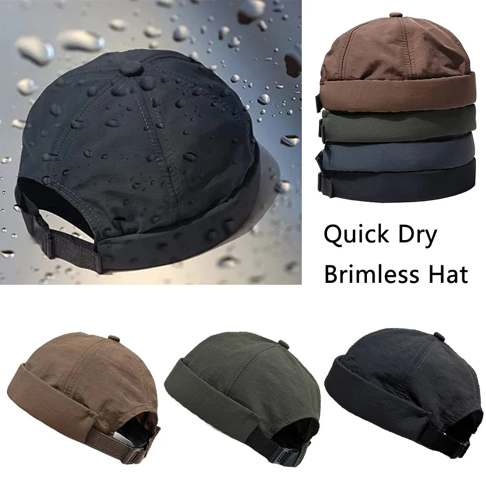 Gorra ajustable retro secado rápido ligera sin visera - imagen 4