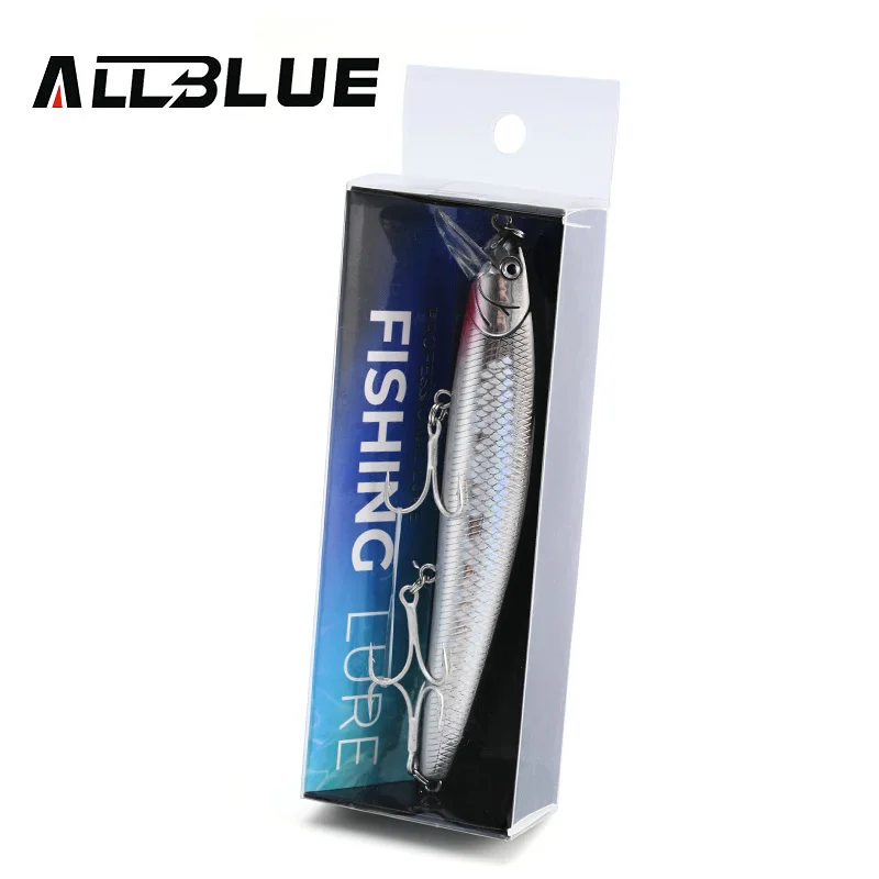 ALLBLUE FlashMinnow 110 – Jerkbait suspensión lenta para lucio - imagen 5