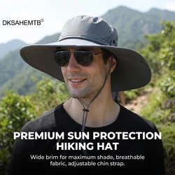 Sombrero de pesca hombre plegable impermeable con protección solar