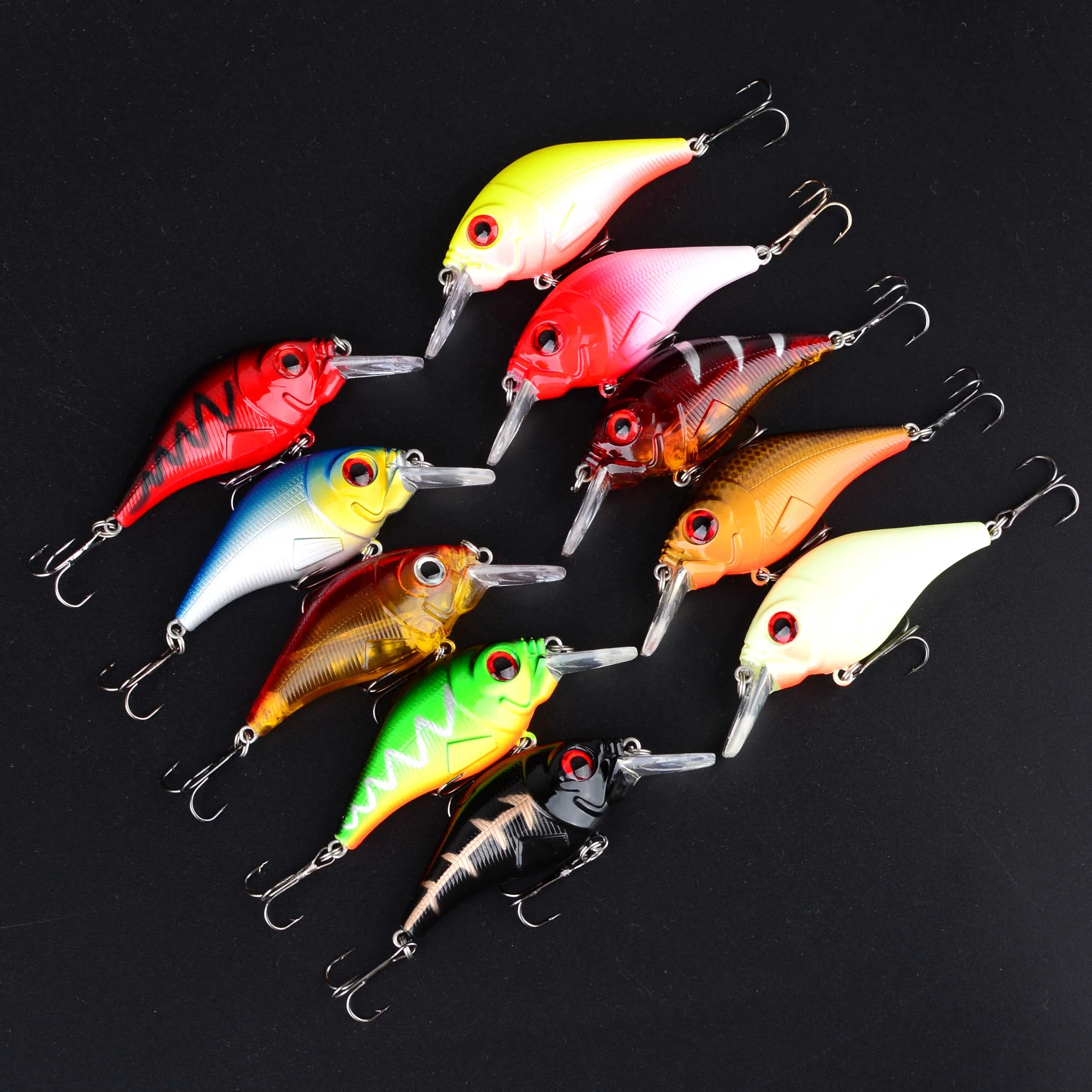 Crankbait señuelo duro para lucio, trucha y perca - wobler - imagen 3