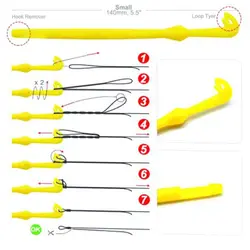 Herramienta atar nudos rápidos pesca con mosca: pinzas y cortaúñas