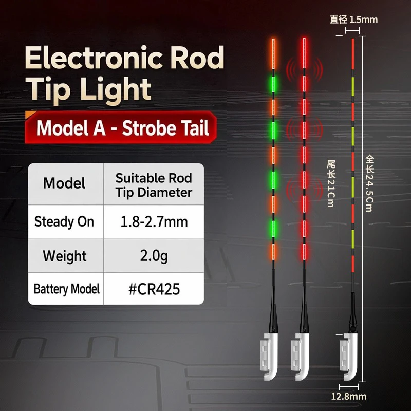 Flotador electrónico LED con alarma de picada ultra sensible - imagen 4
