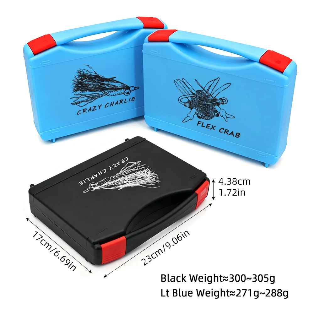 Crazy Charlie Flex Crab caja moscas impermeable para aparejos estuche - imagen 3
