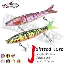 Walk Fish 135mm Señuelo Articulado Crankbait para Lubina y Trucha