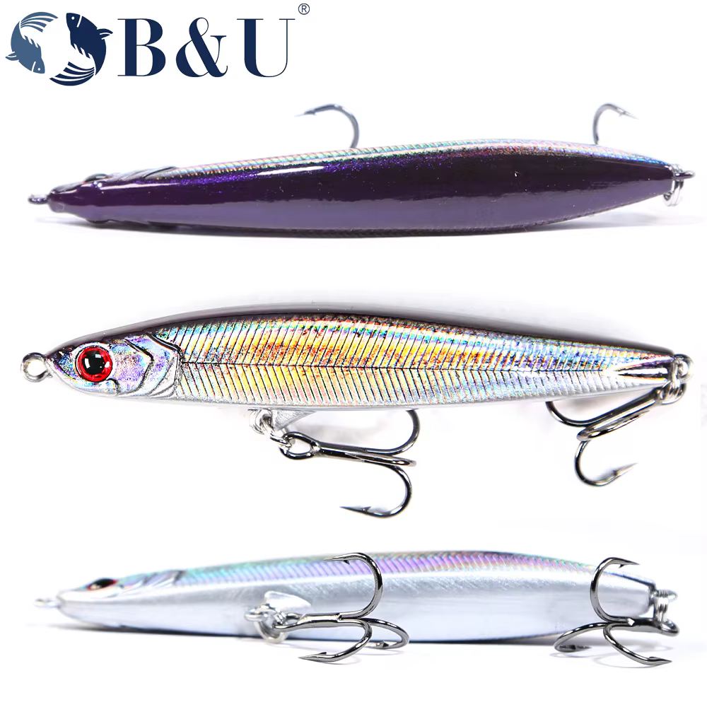 B&U Señuelo Jerk Hundidor 90mm para Lubina - imagen 4