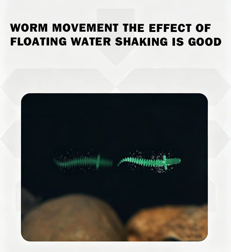 Presentación del señuelo en el agua