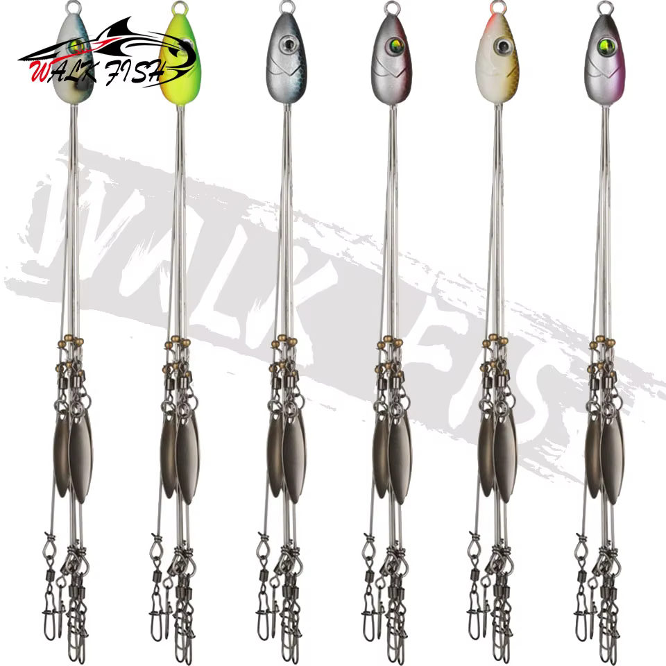 Walk Fish Alabama Rig – Aparejo de paraguas para lubina - imagen 3