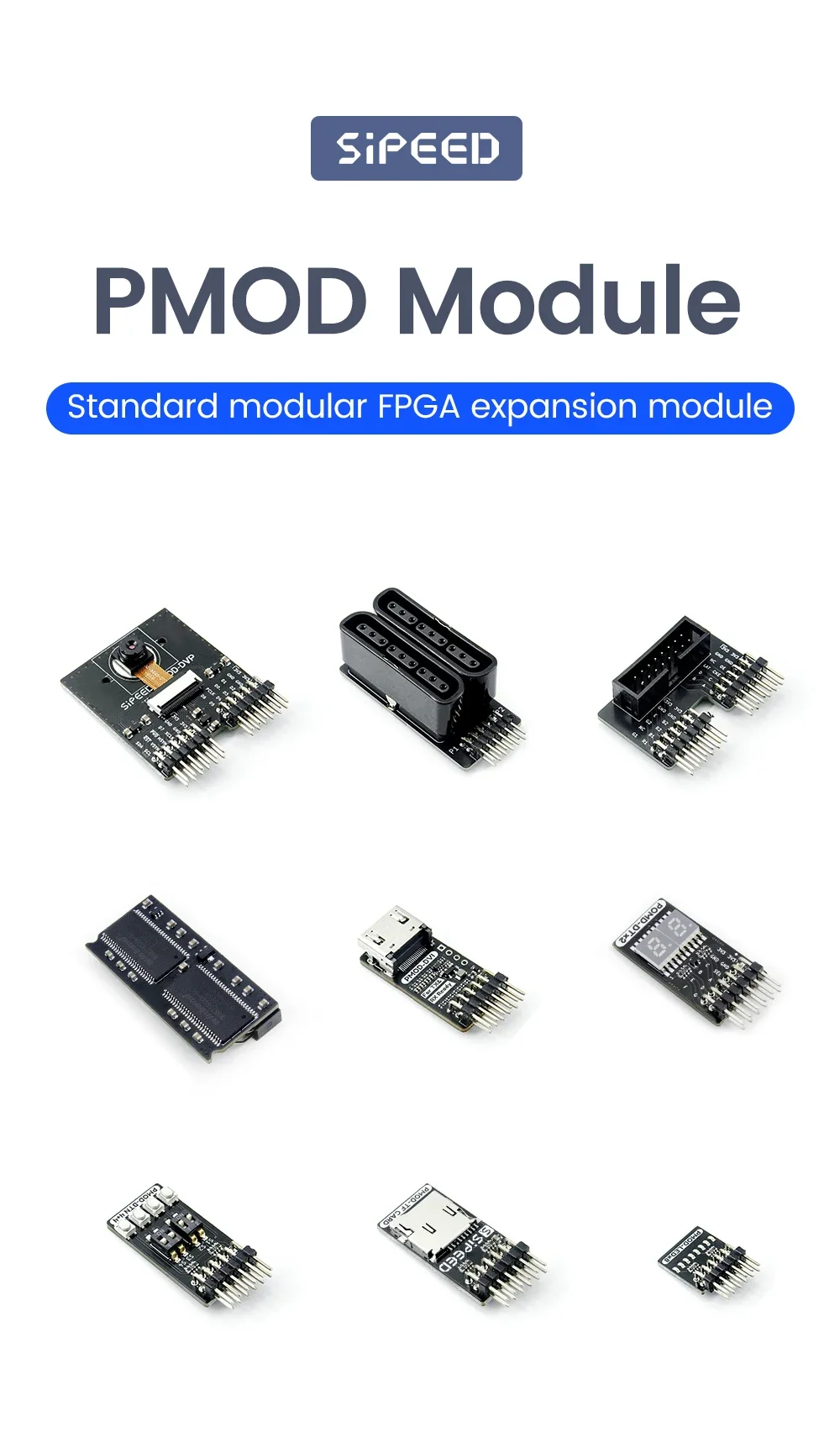 Detalle del módulo LED e interruptor