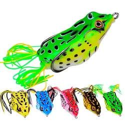 Señuelo de superficie rana Ray TopWater – Silicona para black bass
