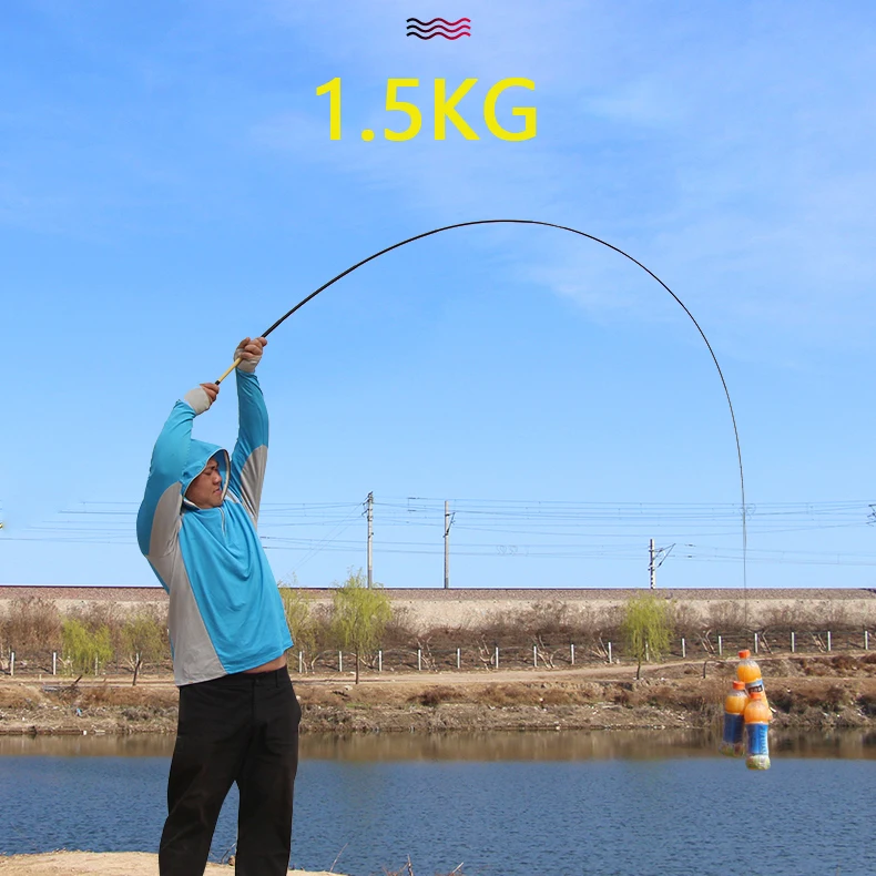 Caña telescópica fibra de carbono para pesca carpa - imagen 3