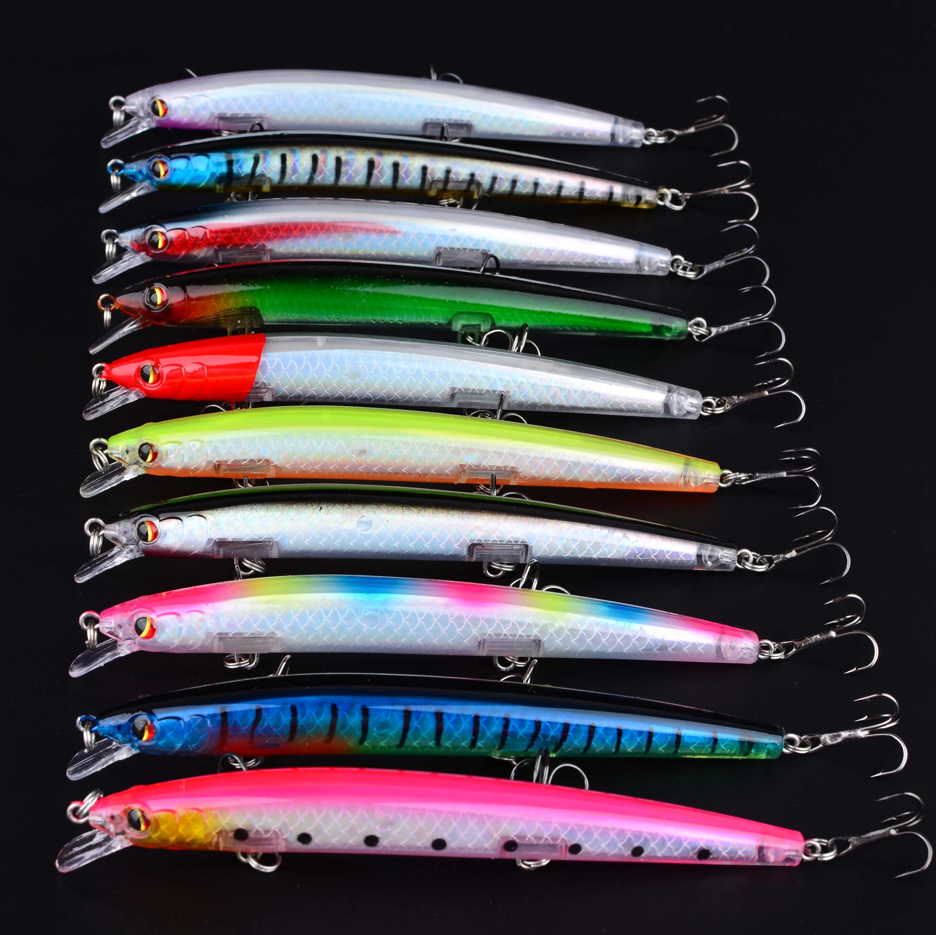 Señuelo Crankbait Minnow de plástico duro para carpa y lucio - imagen 4