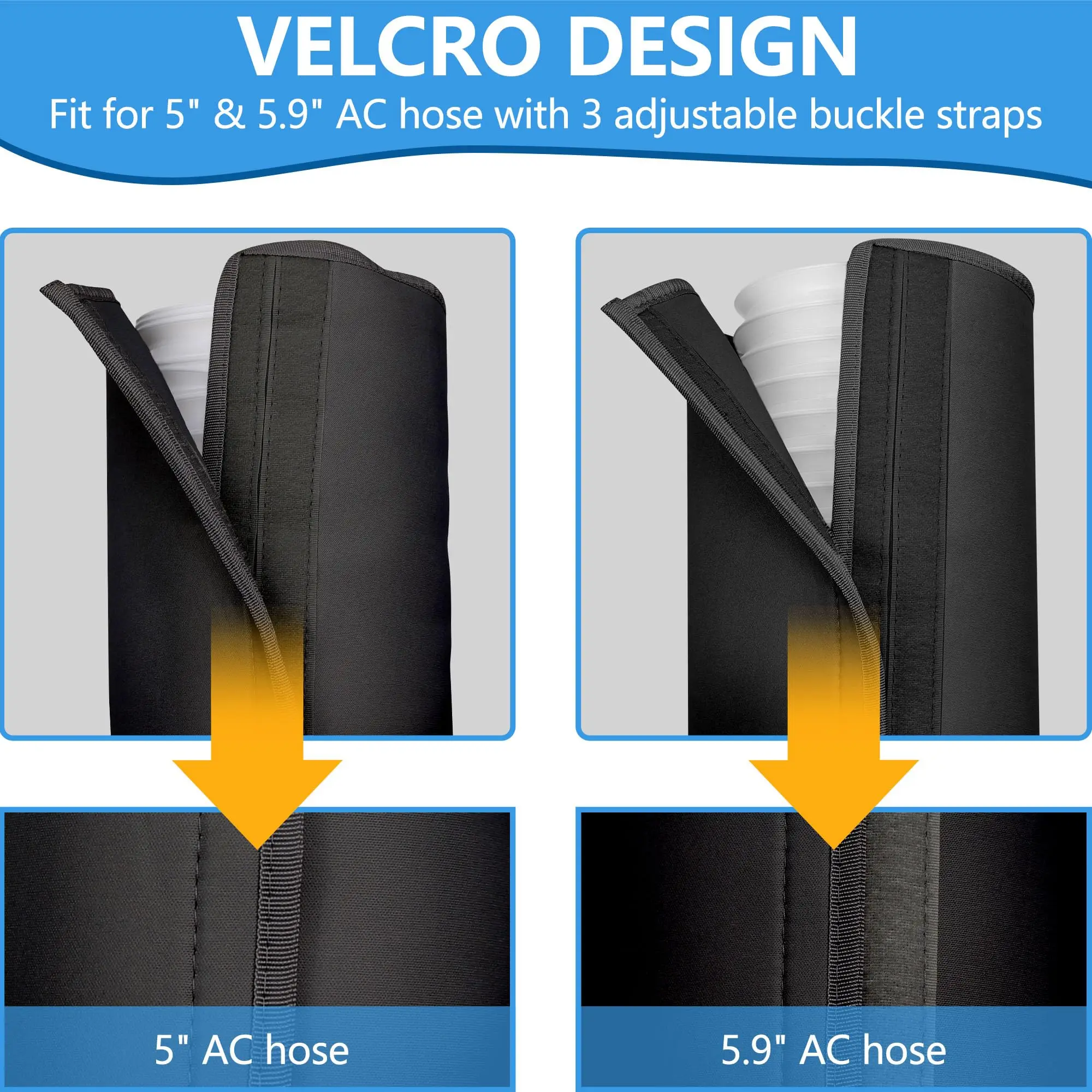 Funda aislante para manguera de aire acondicionado y ductos - imagen 4