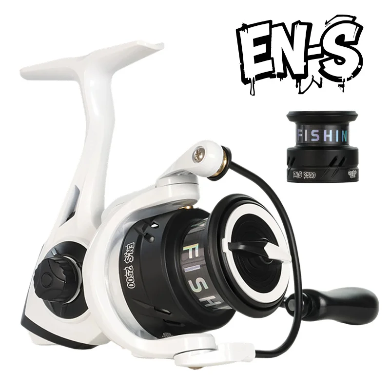 Carrete de spinning NUNATAK Shallow Spool para mar, cuerpo metálico